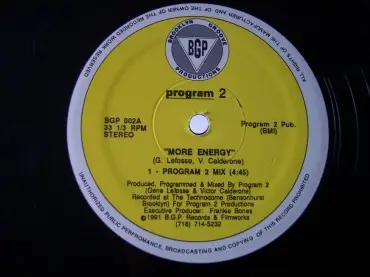 Program 2 - More Energy