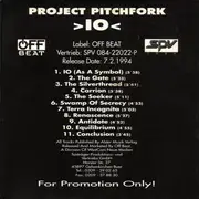 CD - Project Pitchfork - IO - Cardboard Sleeve