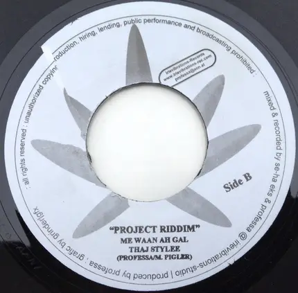 Project Riddim feat. Lyrics Factory & Brilliant / Thai Stylee - Nah Matta Bout Dat  / Me Waan A Gal