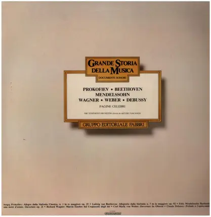 Prokofiev, Beethoven, Menedelssohn a.o. - Pagine Celebri