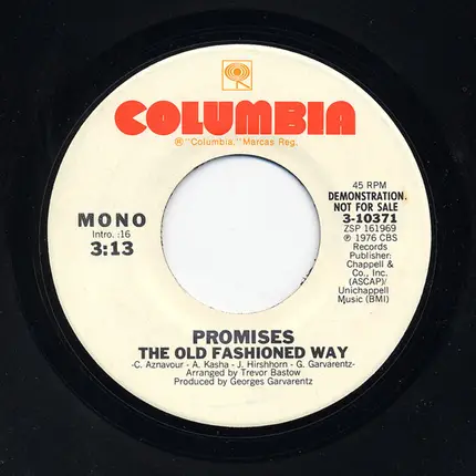 Promises - The Old Fashioned Way