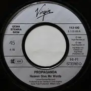 7inch Vinyl Single - Propaganda - Heaven Give Me Words