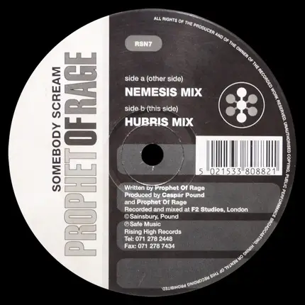 Prophet Of Rage - SOMEBODY SCREAM