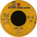 7inch Vinyl Single - Pratt & McClain With Brotherlove - Happy Days
