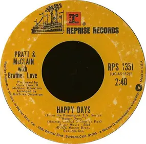 Pratt & McClain with Brotherlove - Happy Days