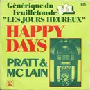 7inch Vinyl Single - Pratt & McClain With Brotherlove - Happy Days