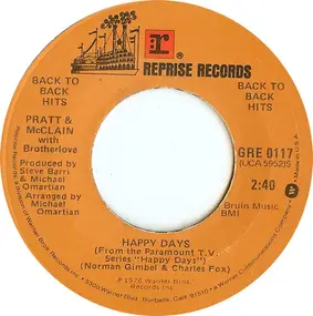 Pratt & McClain with Brotherlove - Happy Days / Devil With A Blue Dress