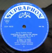 LP - Prague Chamber Orchestra , The Prague Symphony Orchestra - Brixi Concerto No.1 / G.F Handel  Opus 4