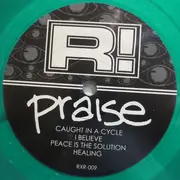 7inch Vinyl Single - Praise - Growing. Changing. Healing. - green translucent pressing + sticker