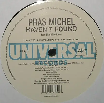 Pras Michel - Haven't Found