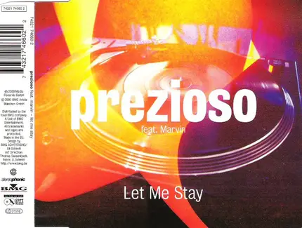 Prezioso Feat.Marvin - Let Me Stay