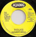 7inch Vinyl Single - Prezident Brown / General Levy Feat. Red Rose Crew - Rasta Jack / Nector