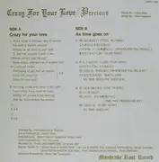 7inch Vinyl Single - Precious - Crazy For Your Love