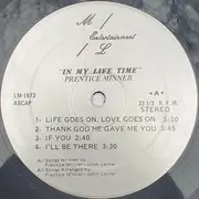 LP - Prentice Minner - In My Life Time