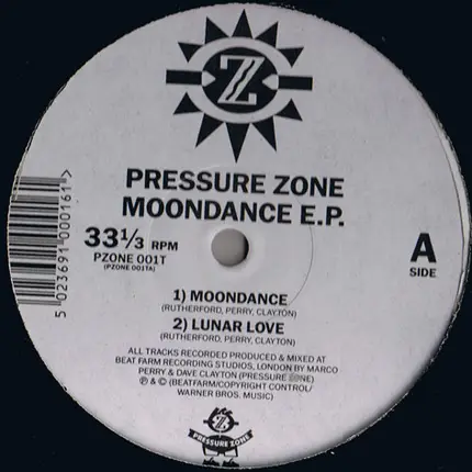 Pressure Zone - Moondance EP