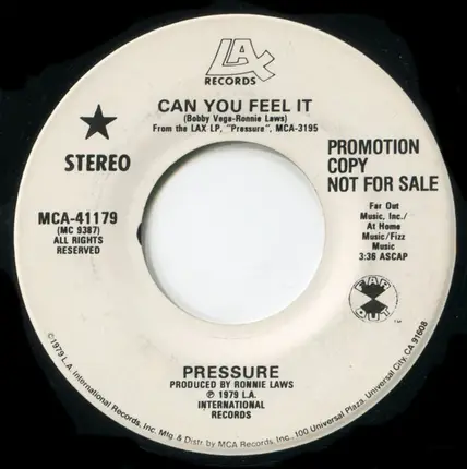 Pressure - Can You Feel It