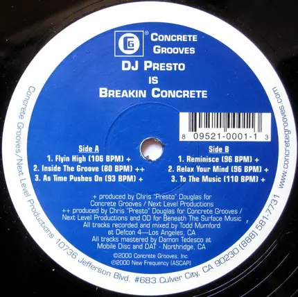 Presto - DJ Presto Is Breakin Concrete