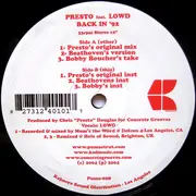 12inch Vinyl Single - Presto - Back In '92