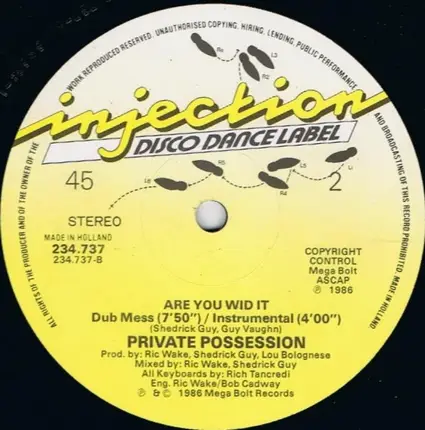 Private Possession - Are You Wid It