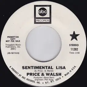 Price - Sentimental Lisa / No Place Like Home