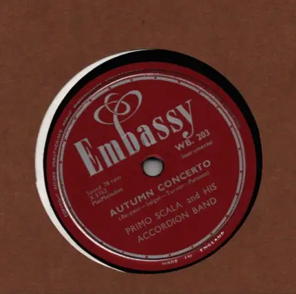 Primo Scala's Accordion Band - The Proud Ones (From The Film) / Autumn Concerto