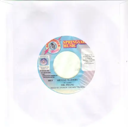 Prince Gregg / Mr. Phang - That's The Way / Mental Slavery