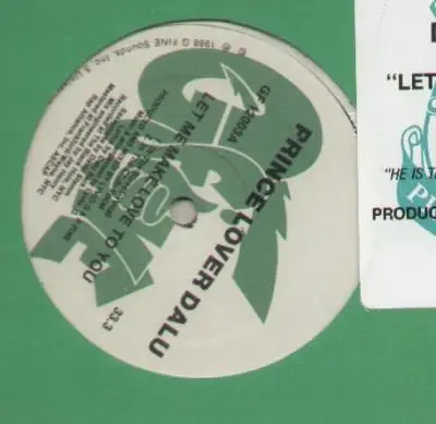 Prince Lover Dalu - Let Me Make Love To You / All Praise