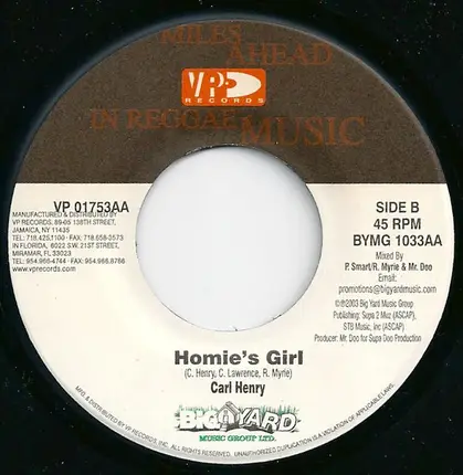 Prince Mydas / Carl Henry - Make Her Love Me / Homie's Girl