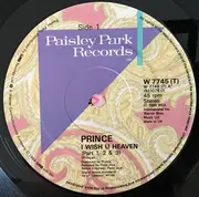 12inch Vinyl Single - Prince - I Wish U Heaven (Part 1 · 2 · 3)