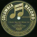 Schellack-12inch Vinyl Single - Prince's Band - I Wonder What Will William Tell / I Want To Go To Tokio - more than 100 years old