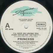 12inch Vinyl Single - Princess - I'll Keep On Loving You (Remix)