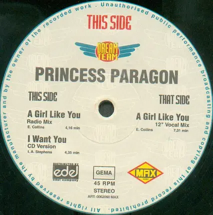 Princess Paragon - A Girl Like You
