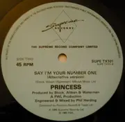 12'' - Princess - Say I'm Your No. 1 (Remix Number 2)