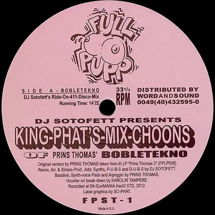 Prins Thomas - Dj Sotofett Pres. King-phat's-mix-choons