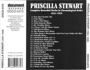 CD - Priscilla Stewart - Complete Recorded Works In Chronological Order (1924-1928) - Still Sealed