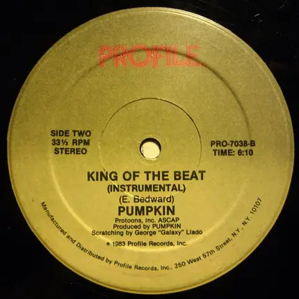 Pumpkin - king of the beat