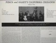 LP - Punch and Handy's California Crusaders - Volume Three