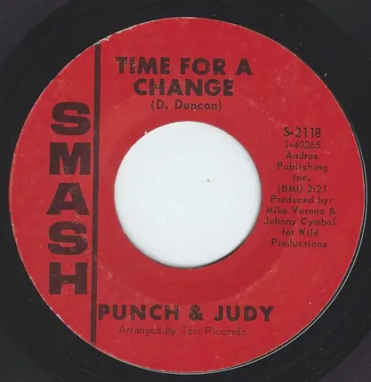 Punch & Judy - Time For A Change / Catch A Rainbow