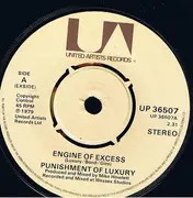 7inch Vinyl Single - Punishment Of Luxury - Engine Of Excess / Jellyfish