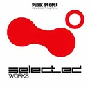 12inch Vinyl Single - Punk People - Diamond Rings / Keep The Love - Red translucent