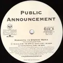 12'' - Public Announcement - Mamacita (1/2 Steppin' Remix)