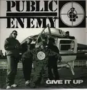 12inch Vinyl Single - Public Enemy - Give It Up - Postcard and Sticker Incl.