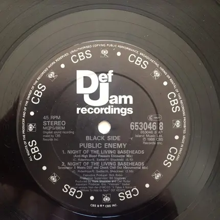 Public Enemy - Night Of The Living Baseheads