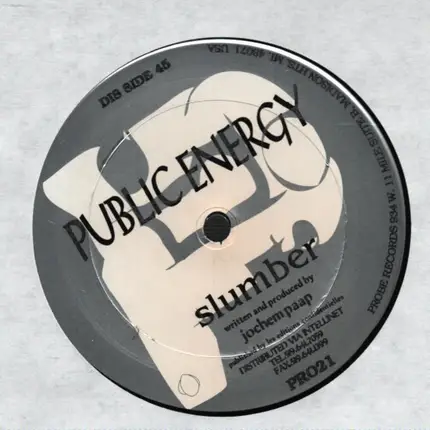 Public Energy - Slumber / Velocity