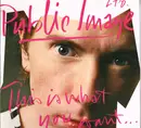 LP - Public Image Limited - This Is What You Want... This Is What You Get - White/Grey Virgin Labels
