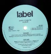 LP - Public Image Ltd - Album