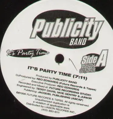 Publicity Band - It's Party Time