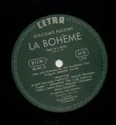 LP - Puccini - G. Santini - Die Bohème (1.-2. Akt) - Mono / Stitched Gatefold