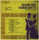 LP - Puccini / Bellini / Verdi / Rossini - Celebri Voci Famosi Duetti