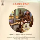 LP - Puccini - La Boheme,, Freni, Gedda, Opera di Roma, Schippers - + booklet